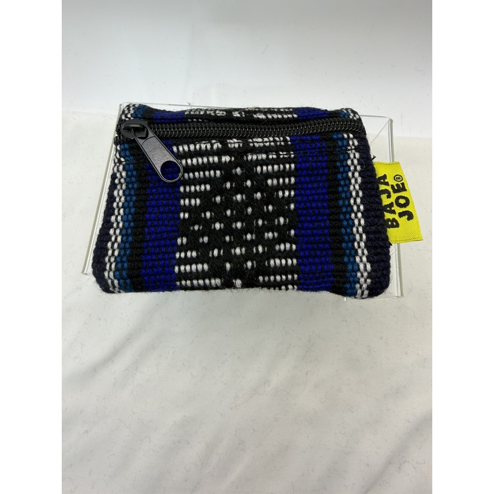 Baja Joe Coin Purse Textile Zipper Pouch Eco-friendly 100% Recycled Fibers